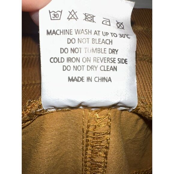 Zyia Active Stretch Sporty Outdoor canyon Shorts Mustard Yellow Size XXXL - Picture 12 of 14